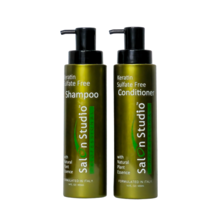 Salon Studio Keratin Sulfate Free Shampoo & Conditioner 400ml