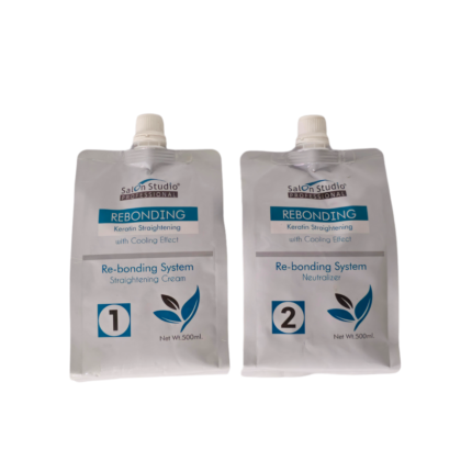 Salon Studio Rebonding Pouch Set (500ml)