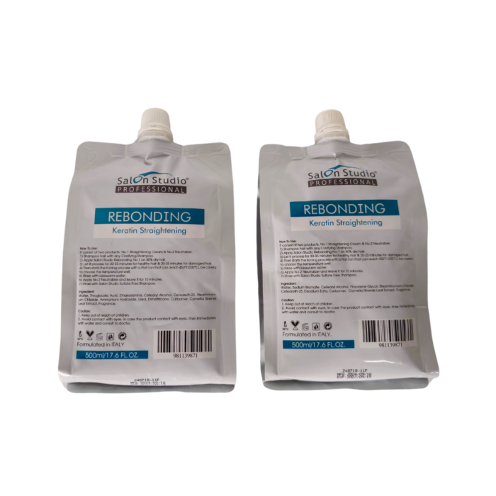 Salon Studio Rebonding Pouch Set (500ml)