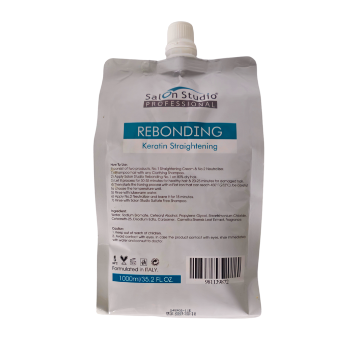Salon Studio Rebonding Pouch Set (1000ml)