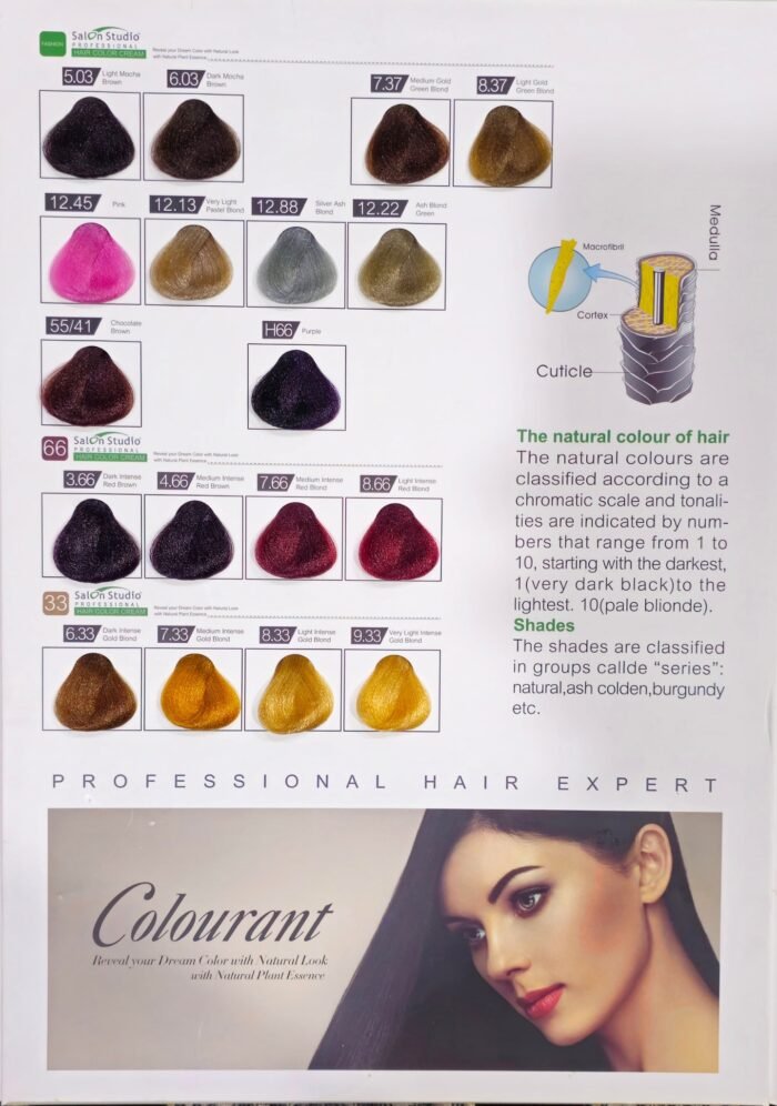 Salon Studio Hair Color Tube 100ml