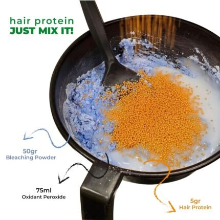 Bioplex Hair Protein Treatment No Damaged Hair For Bleaching and Colouring Golden Protein Balls